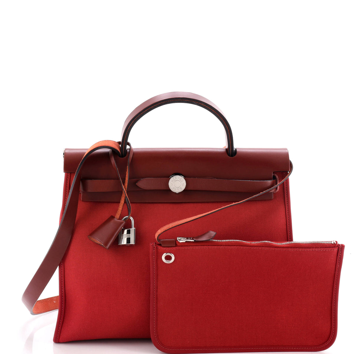 Herbag Zip Leather and Toile 31