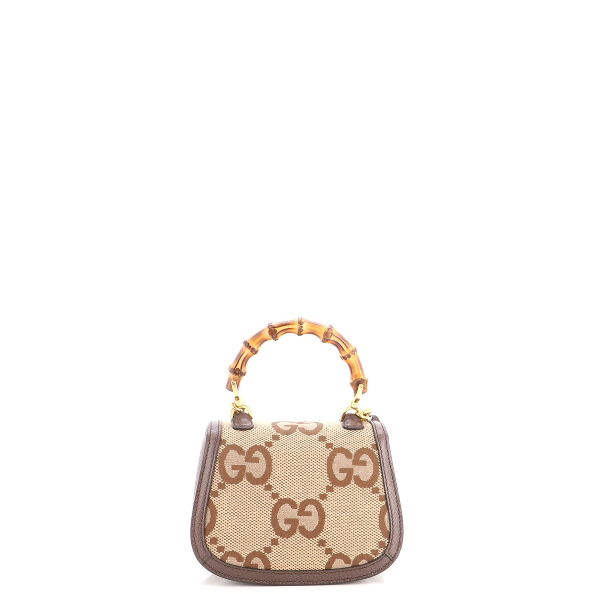 Bamboo 1947 Top Handle Bag Jumbo GG Canvas Mini
