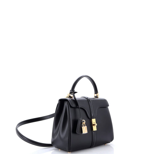 16 Top Handle Bag Smooth Calfskin Small
