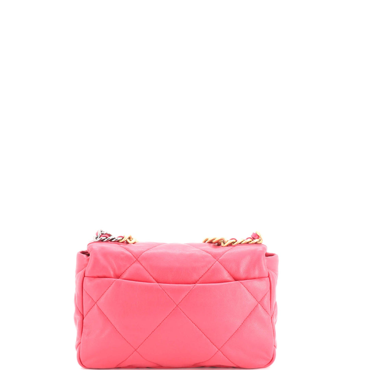 19 Flap Bag Quilted Leather Medium