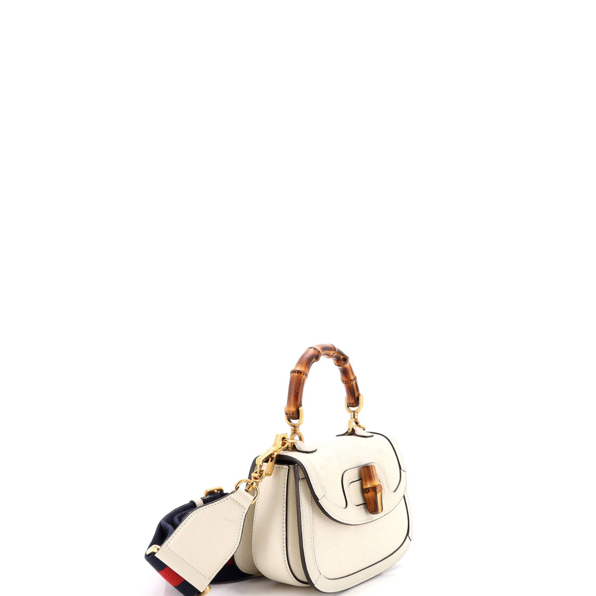Bamboo 1947 Top Handle Bag Jumbo GG Canvas Mini