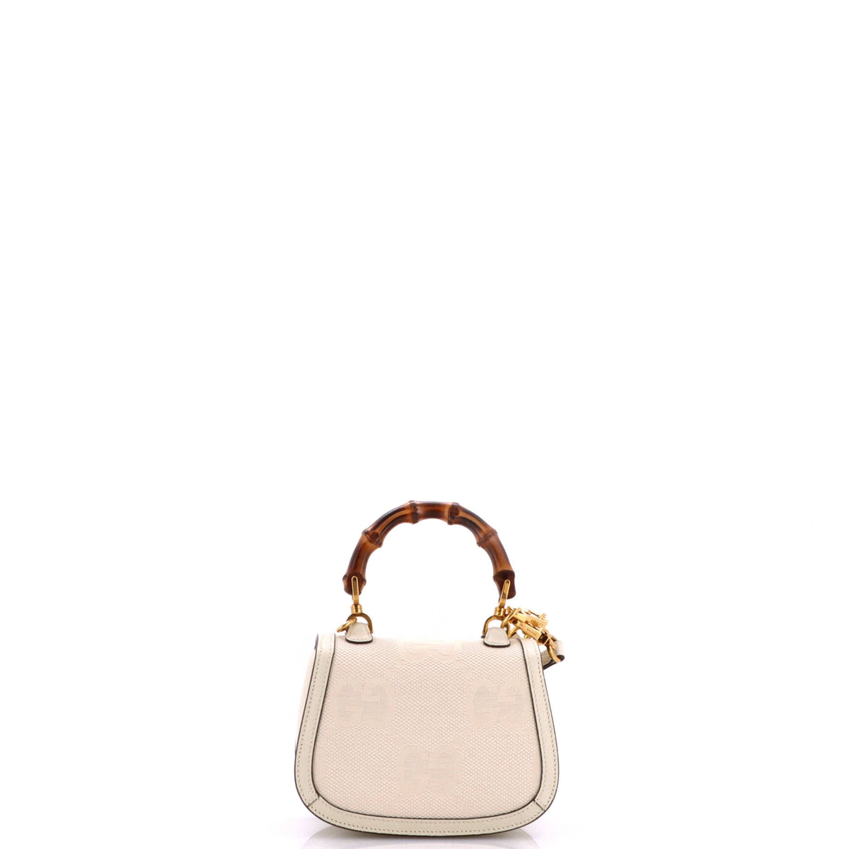 Bamboo 1947 Top Handle Bag Jumbo GG Canvas Mini