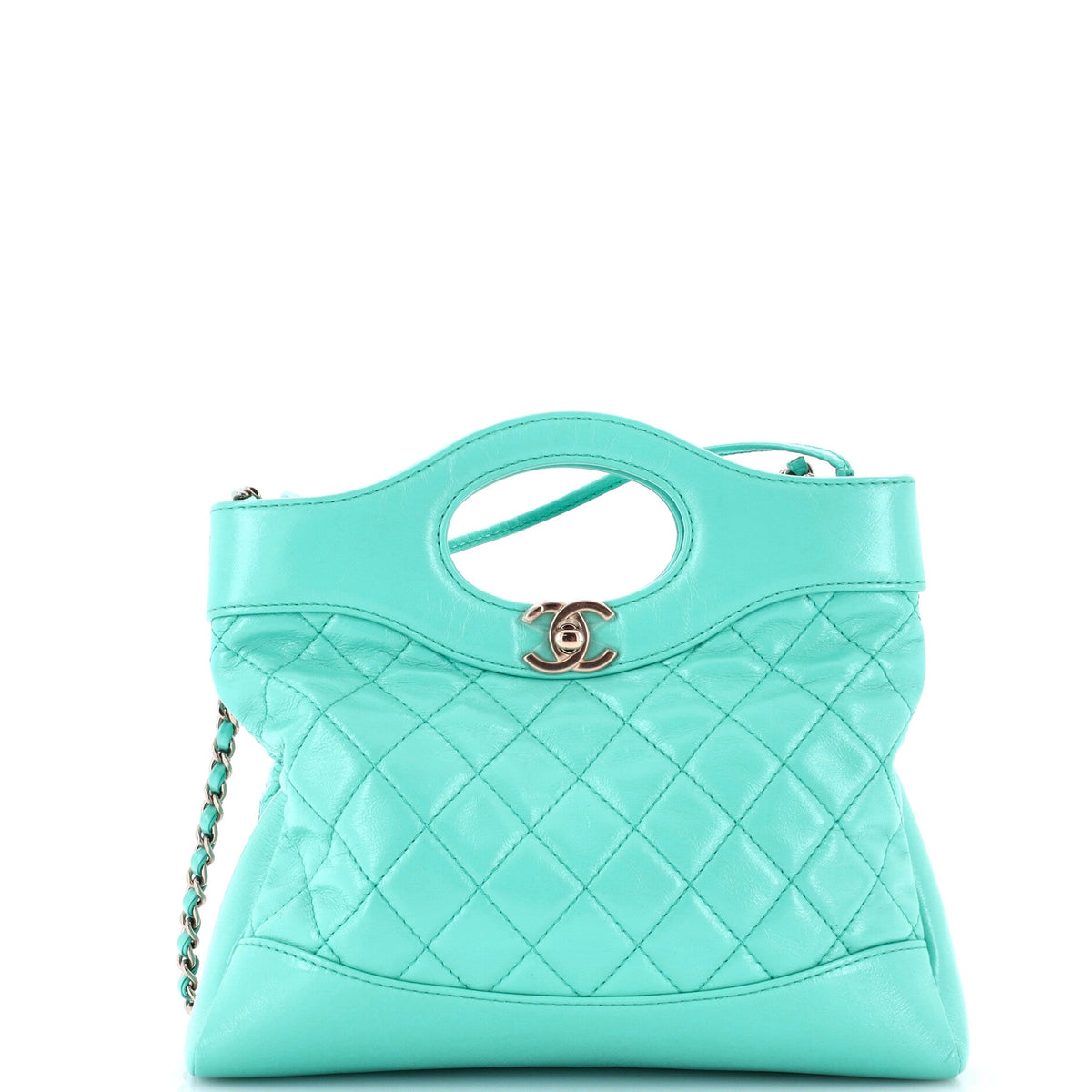 31 Shopping Bag Quilted Lambskin Small