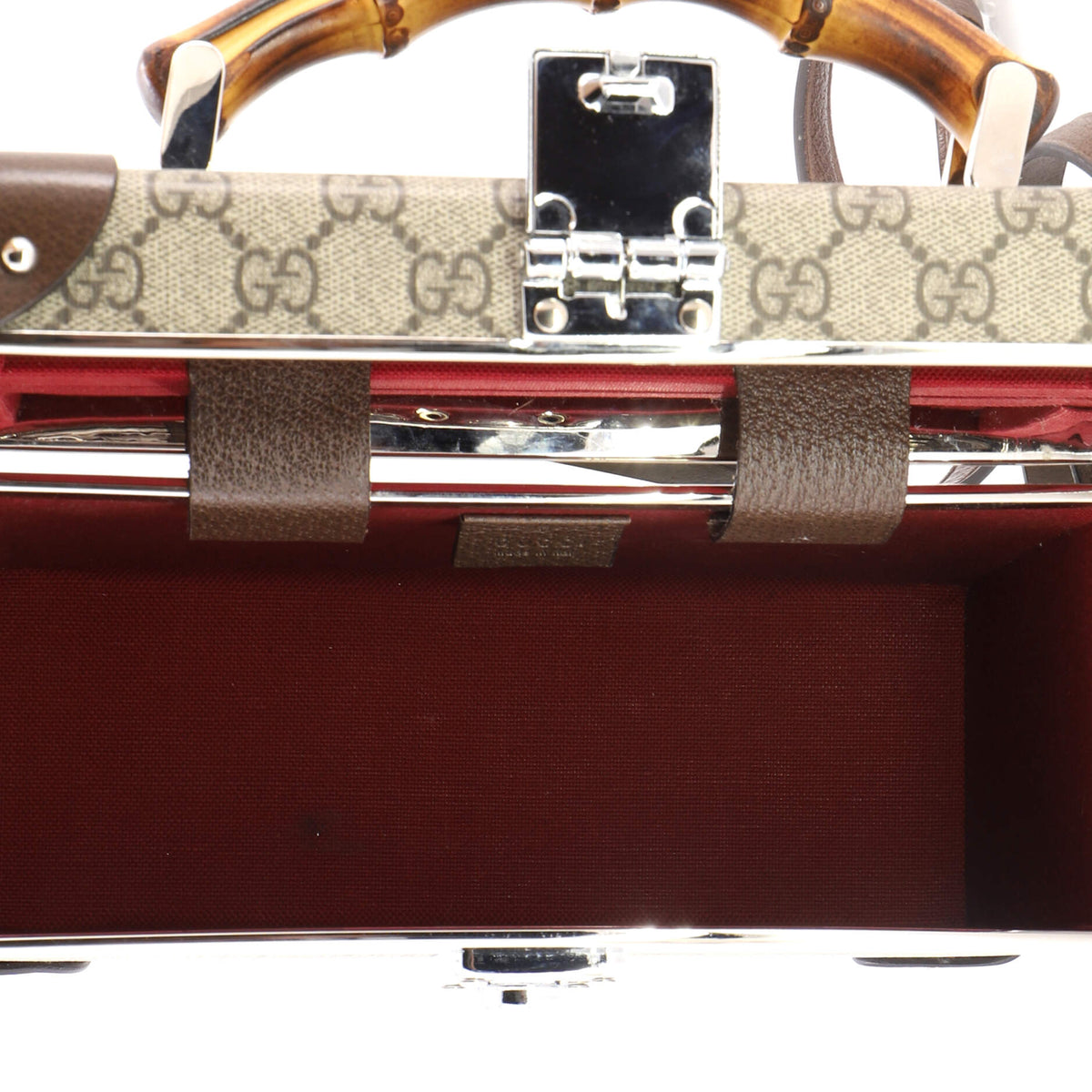Bamboo Globe-Trotter Vanity Case GG Coated Canvas