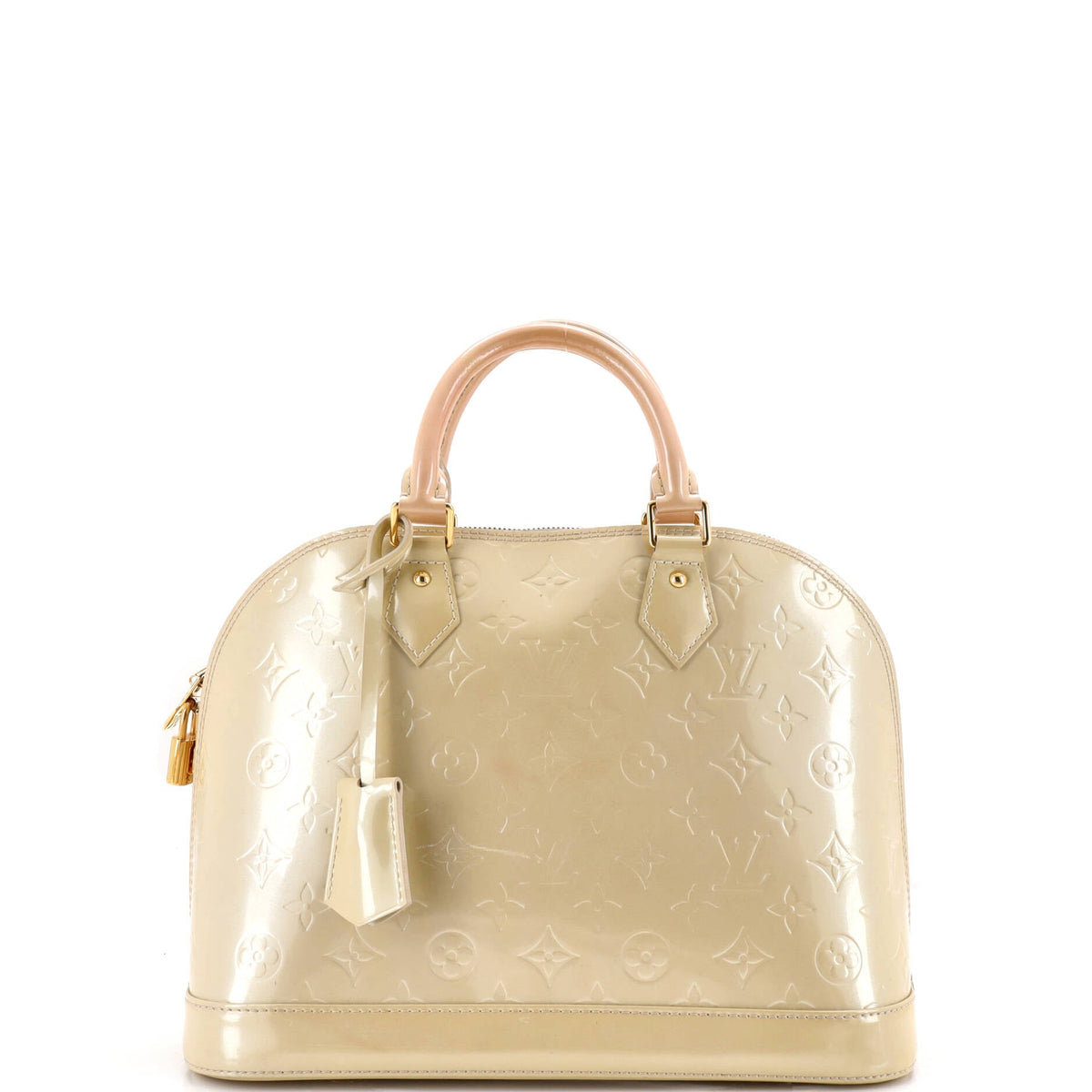 Alma Handbag Monogram Vernis PM