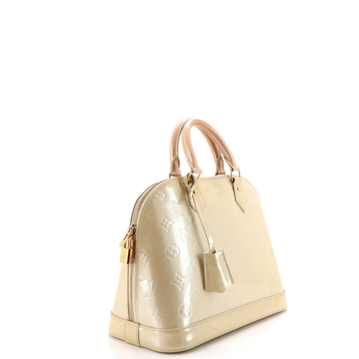 Alma Handbag Monogram Vernis PM