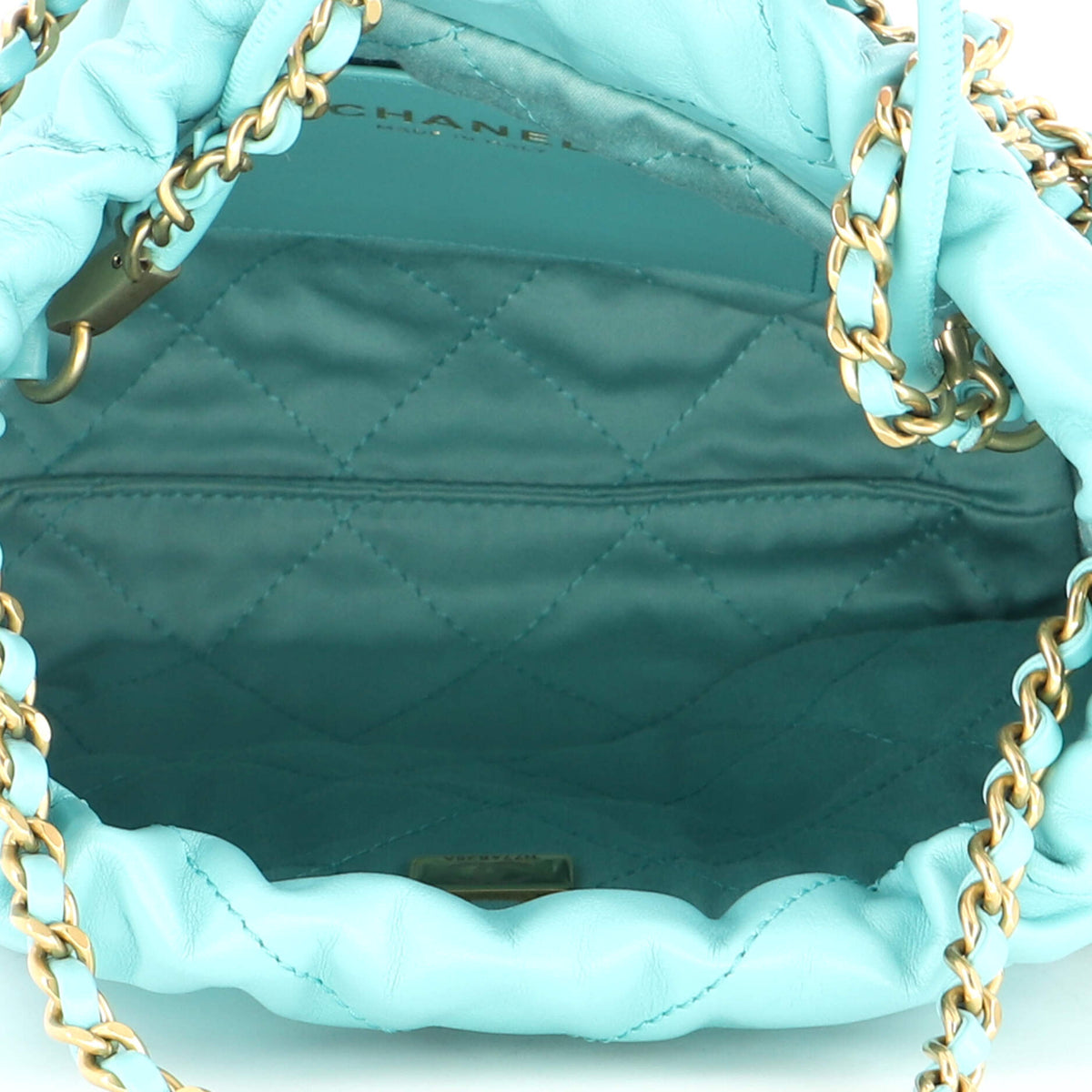 22 Chain Hobo Quilted Calfskin Mini