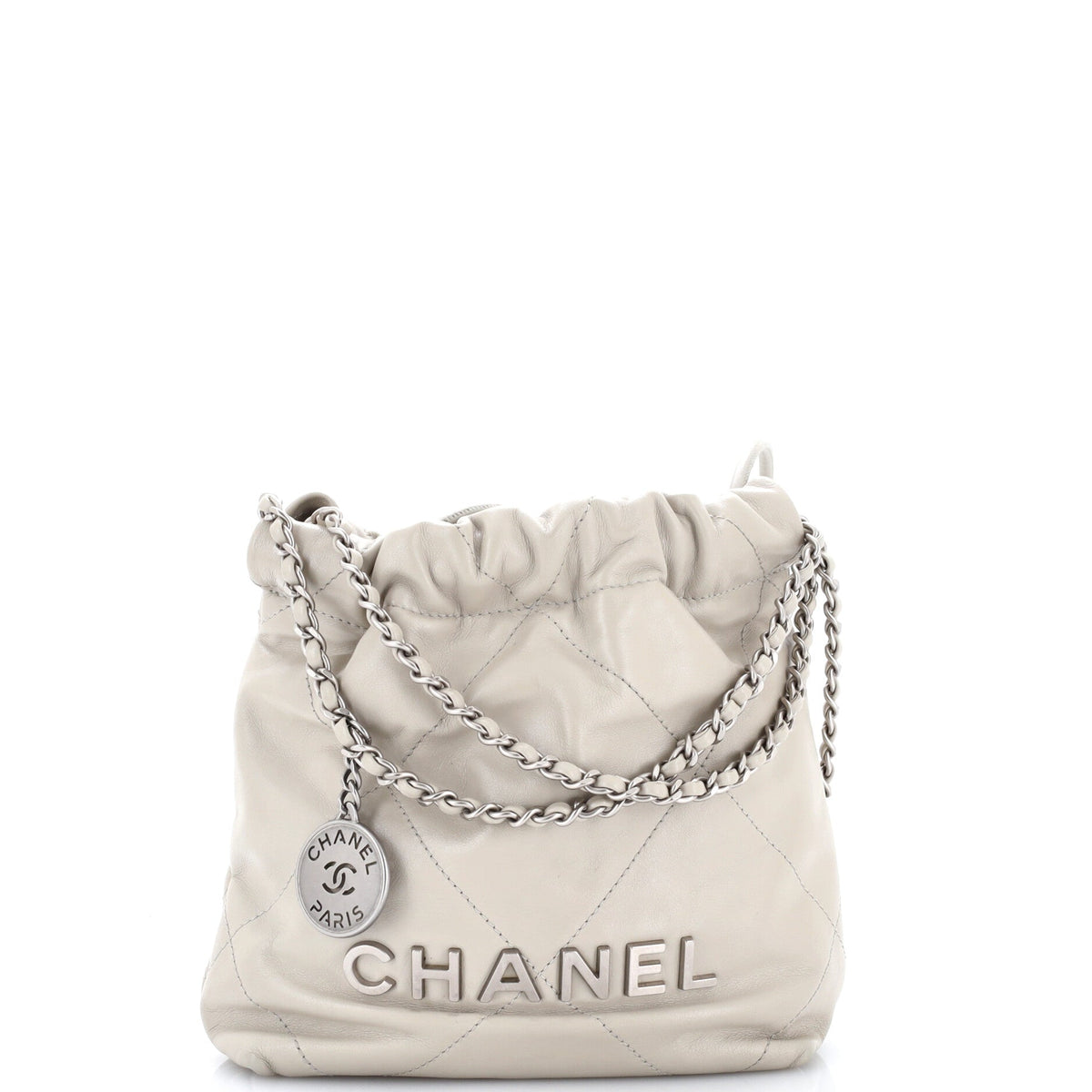 22 Chain Hobo Quilted Calfskin Mini
