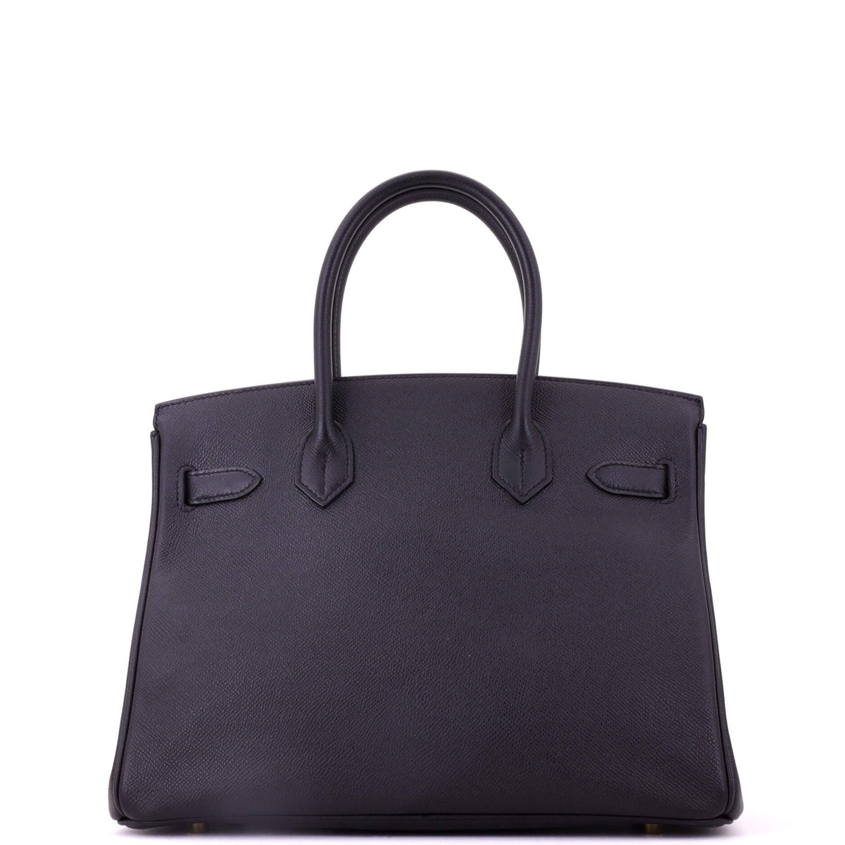Birkin Handbag Noir Epsom with Gold Hardware 30