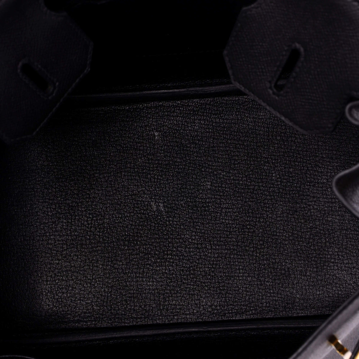 Birkin Handbag Noir Epsom with Gold Hardware 30