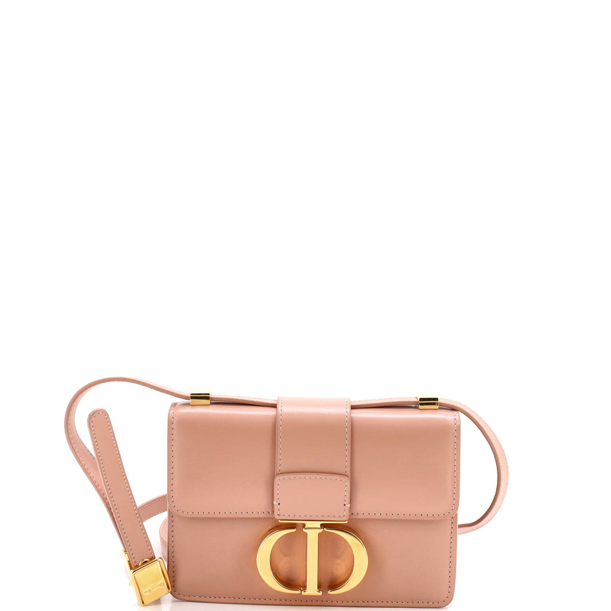 30 Montaigne Flap Bag Leather Micro