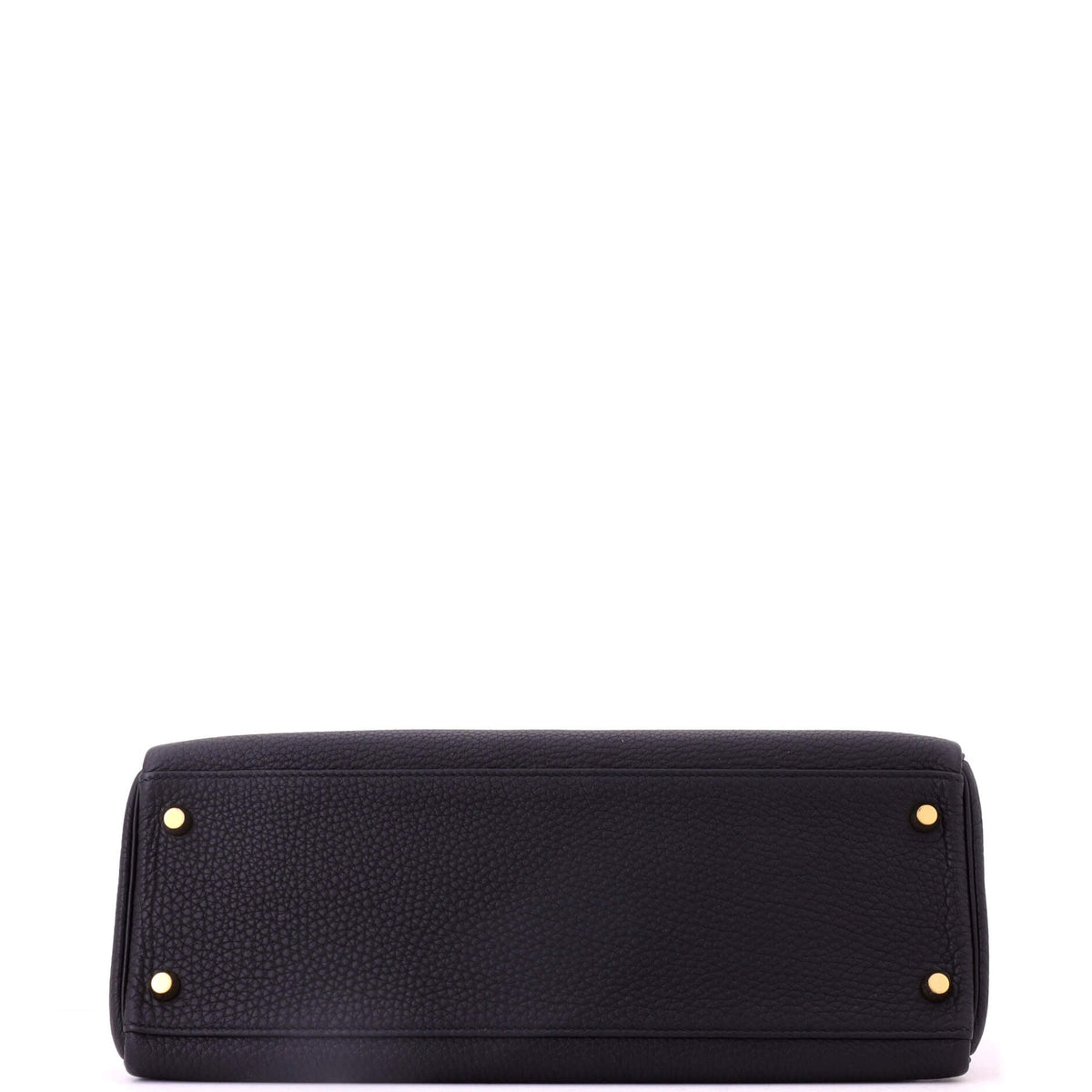 Kelly Handbag Noir Togo with Gold Hardware 32
