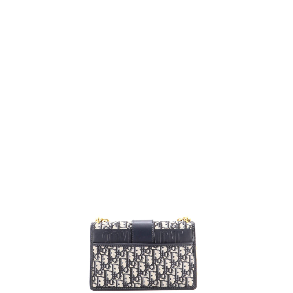 30 Montaigne Chain Flap Bag Oblique Canvas