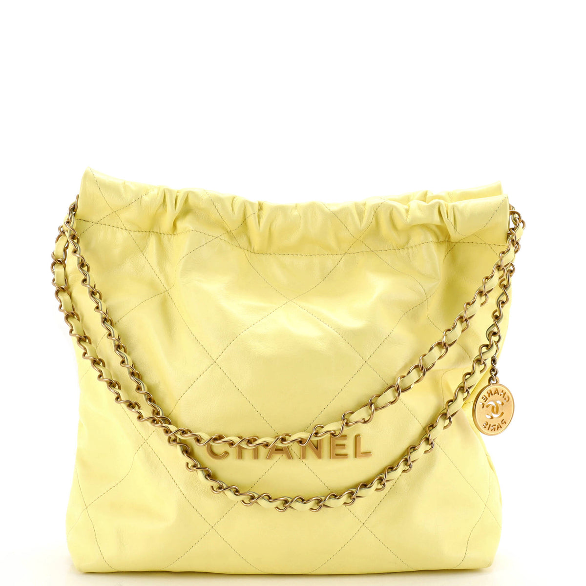 22 Chain Hobo Quilted Calfskin Small
