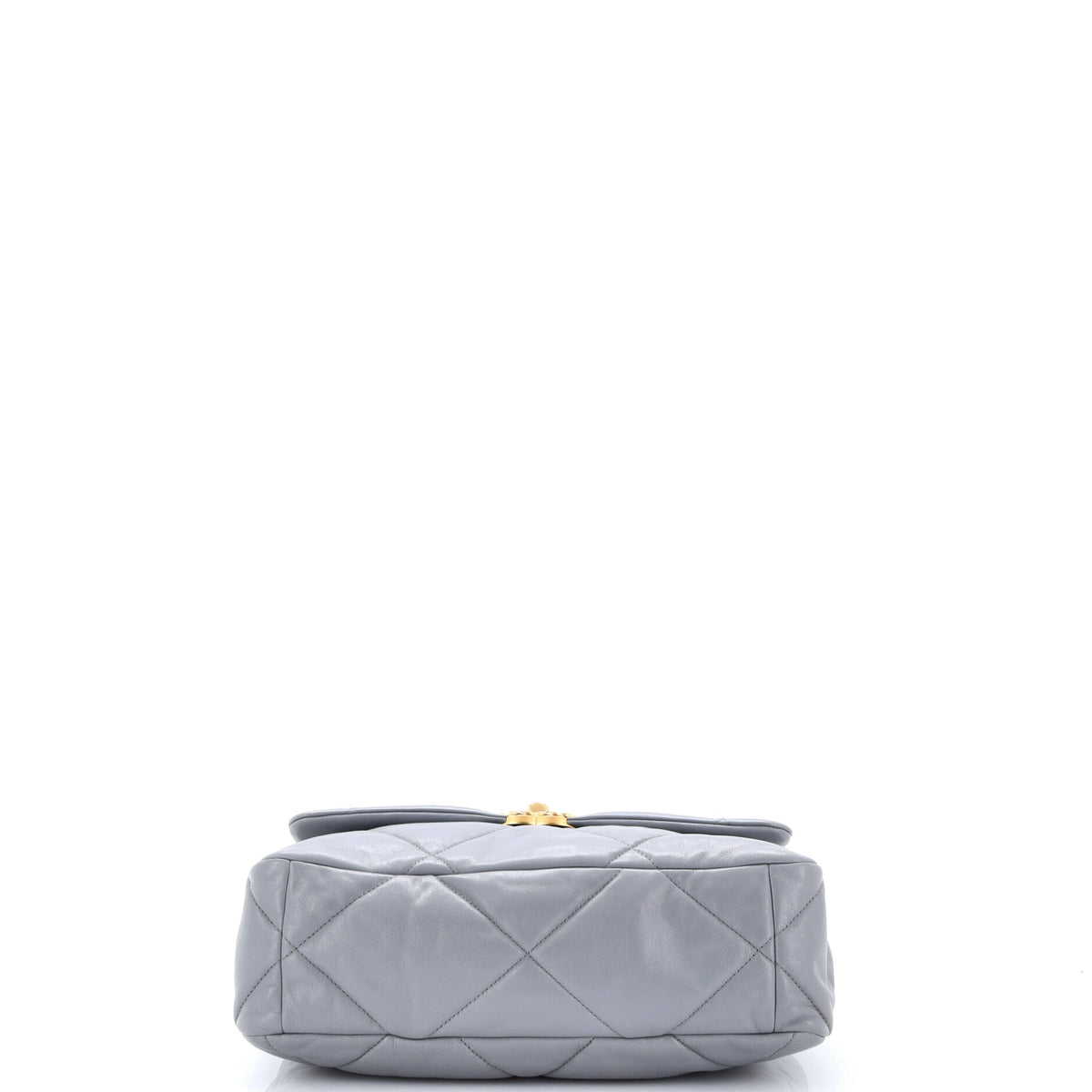 19 Flap Bag Quilted Leather Large