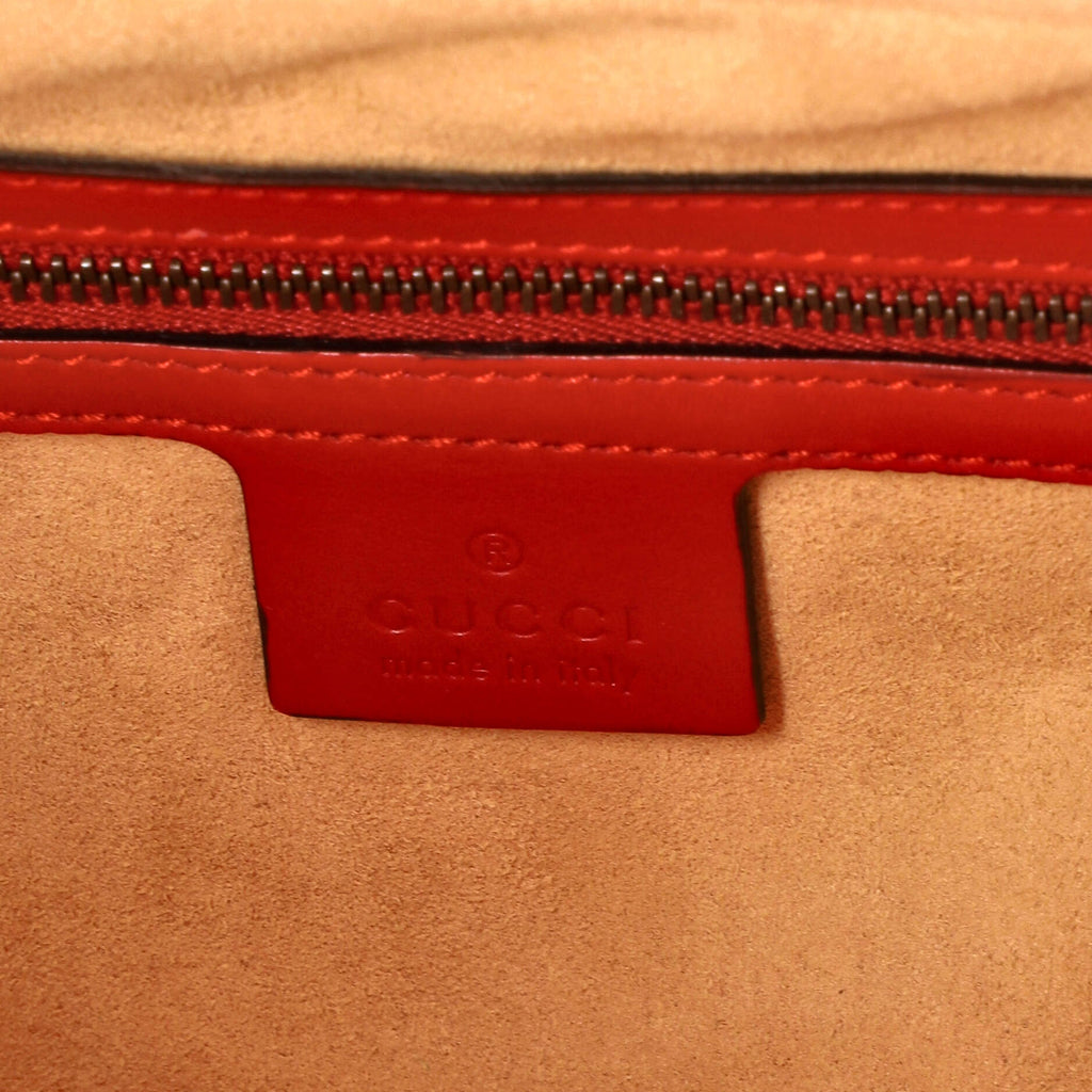 GG Marmont Zip Around Camera Bag Matelasse Leather Small
