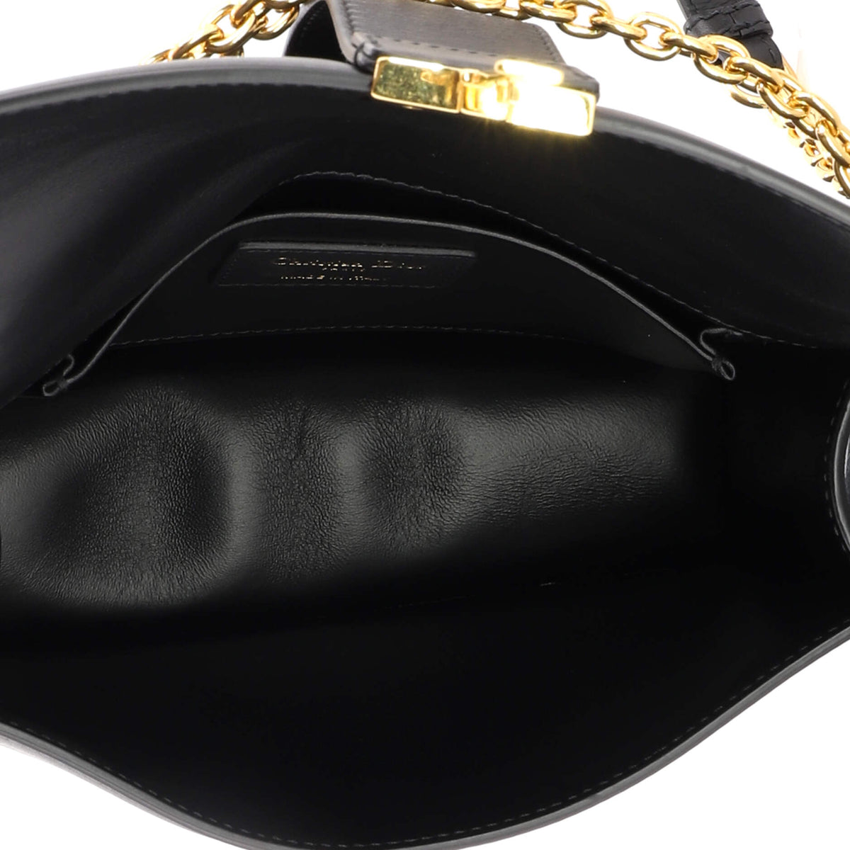30 Montaigne Chain Flap Bag Leather East West
