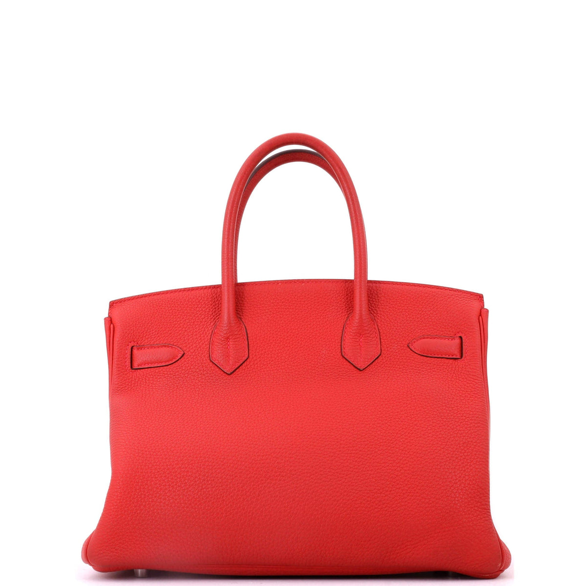 Birkin Handbag Geranium Togo with Palladium Hardware 30