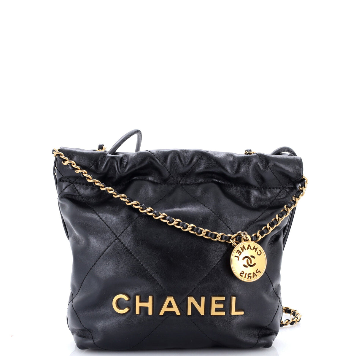 22 Chain Hobo Quilted Calfskin Mini