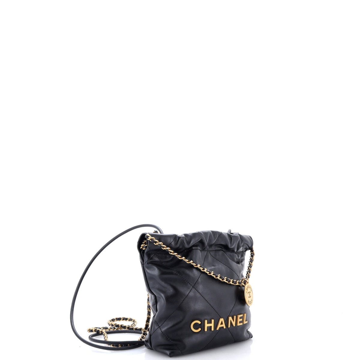 22 Chain Hobo Quilted Calfskin Mini