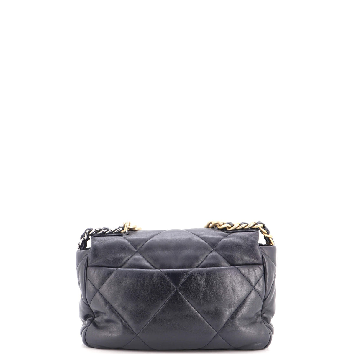 19 Flap Bag Quilted Leather Medium