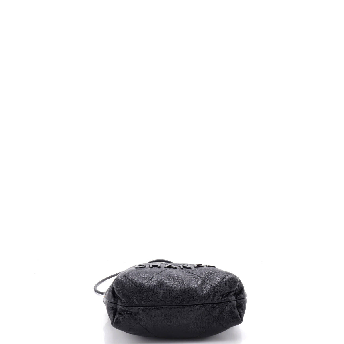 22 Chain Hobo Quilted Caviar Mini