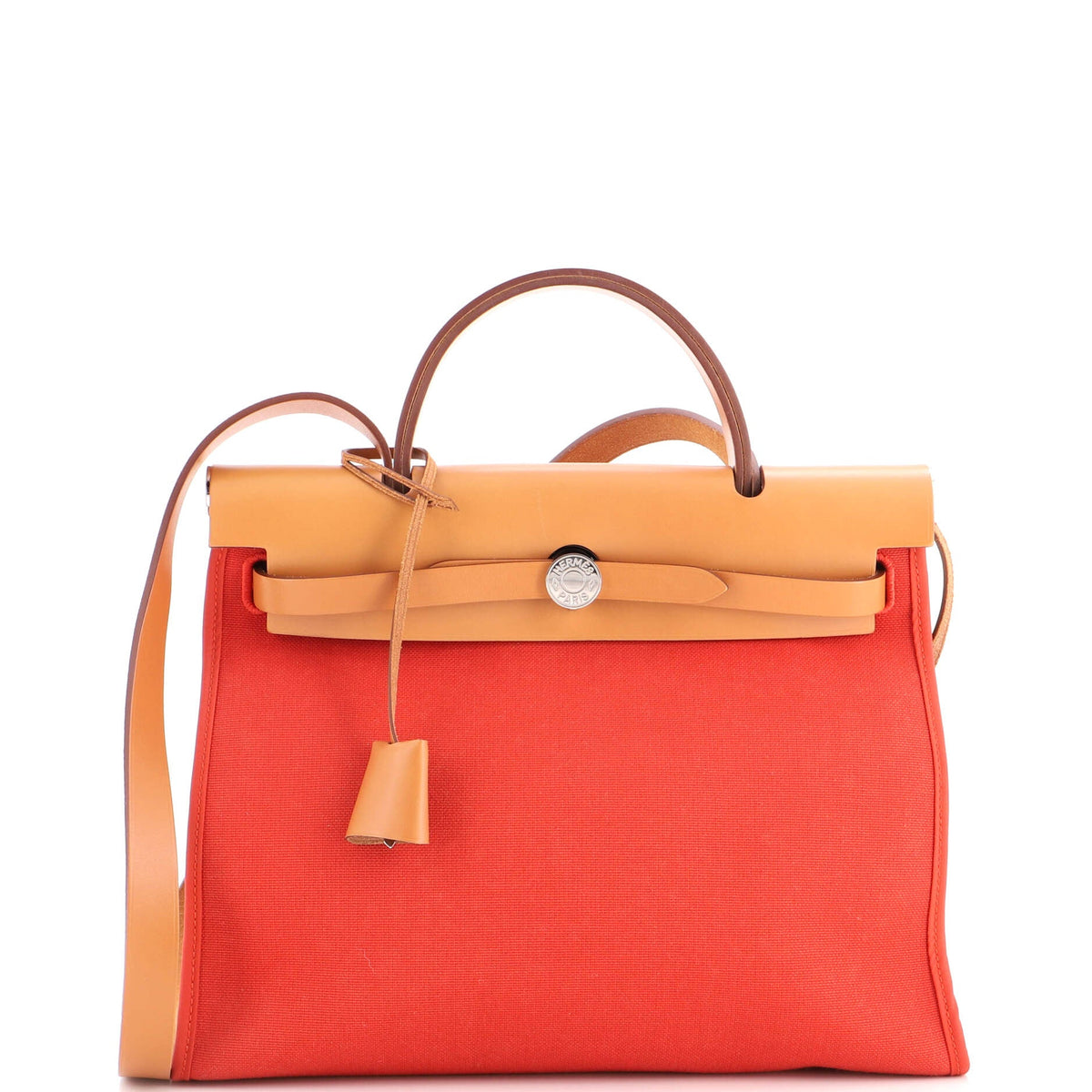 Herbag Zip Leather and Toile 31