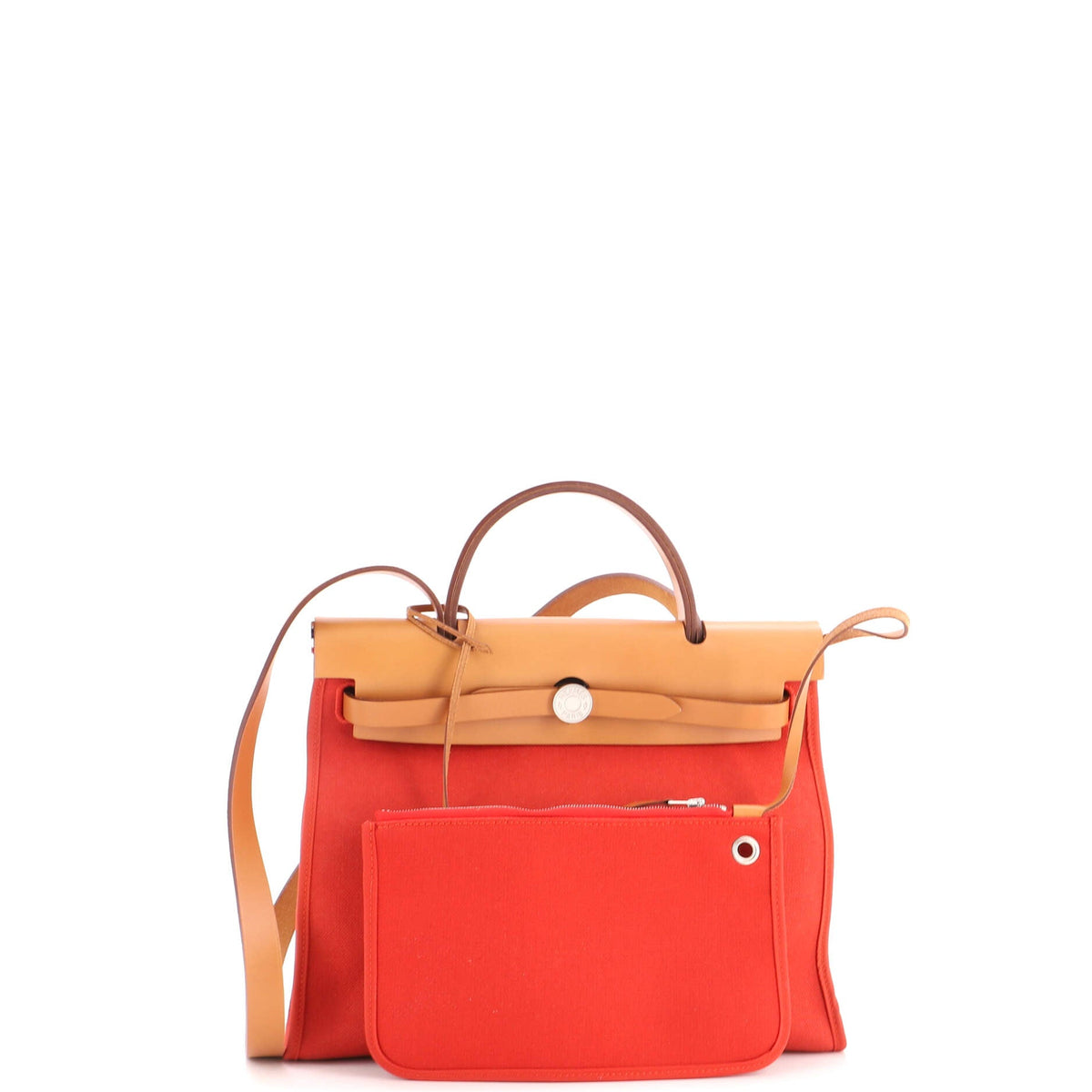 Herbag Zip Leather and Toile 31
