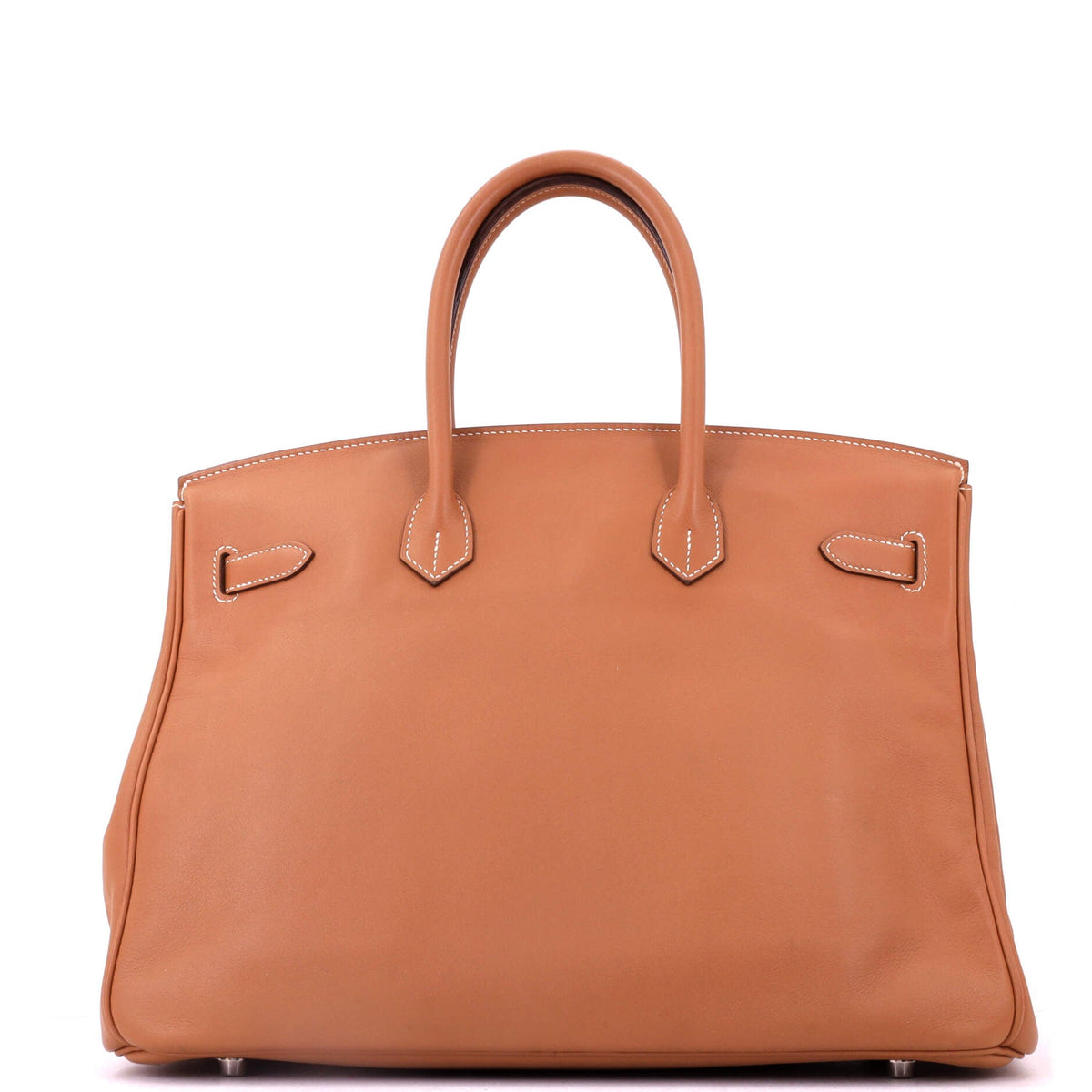 Birkin Handbag Gold Swift with Palladium Hardware 35