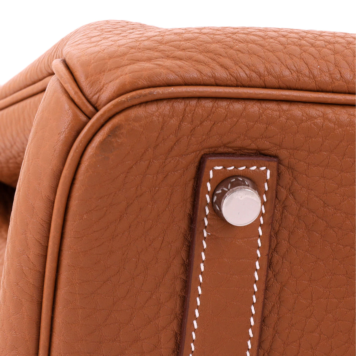 Birkin Handbag Gold Fjord with Palladium Hardware 35