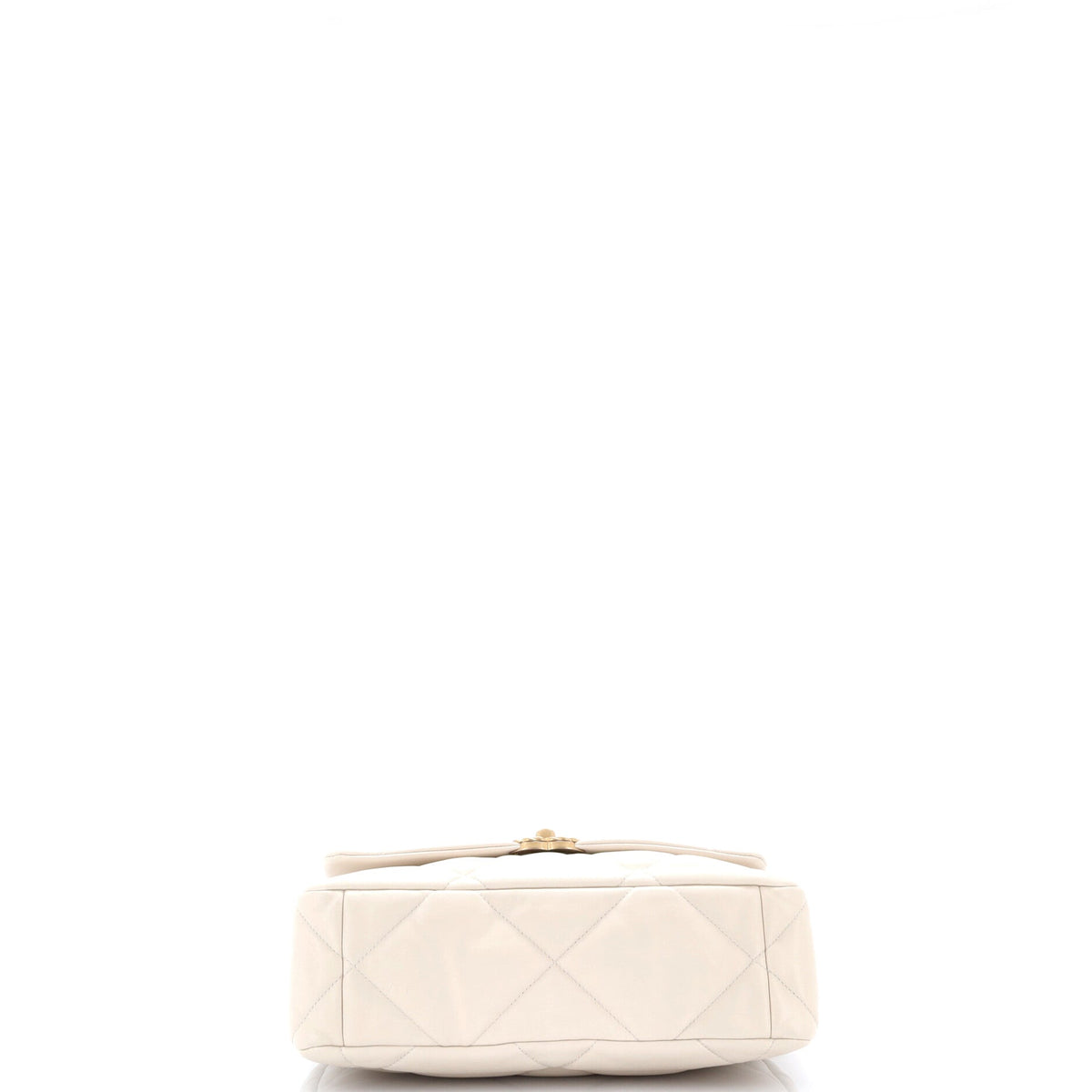 19 Flap Bag Quilted Leather Large
