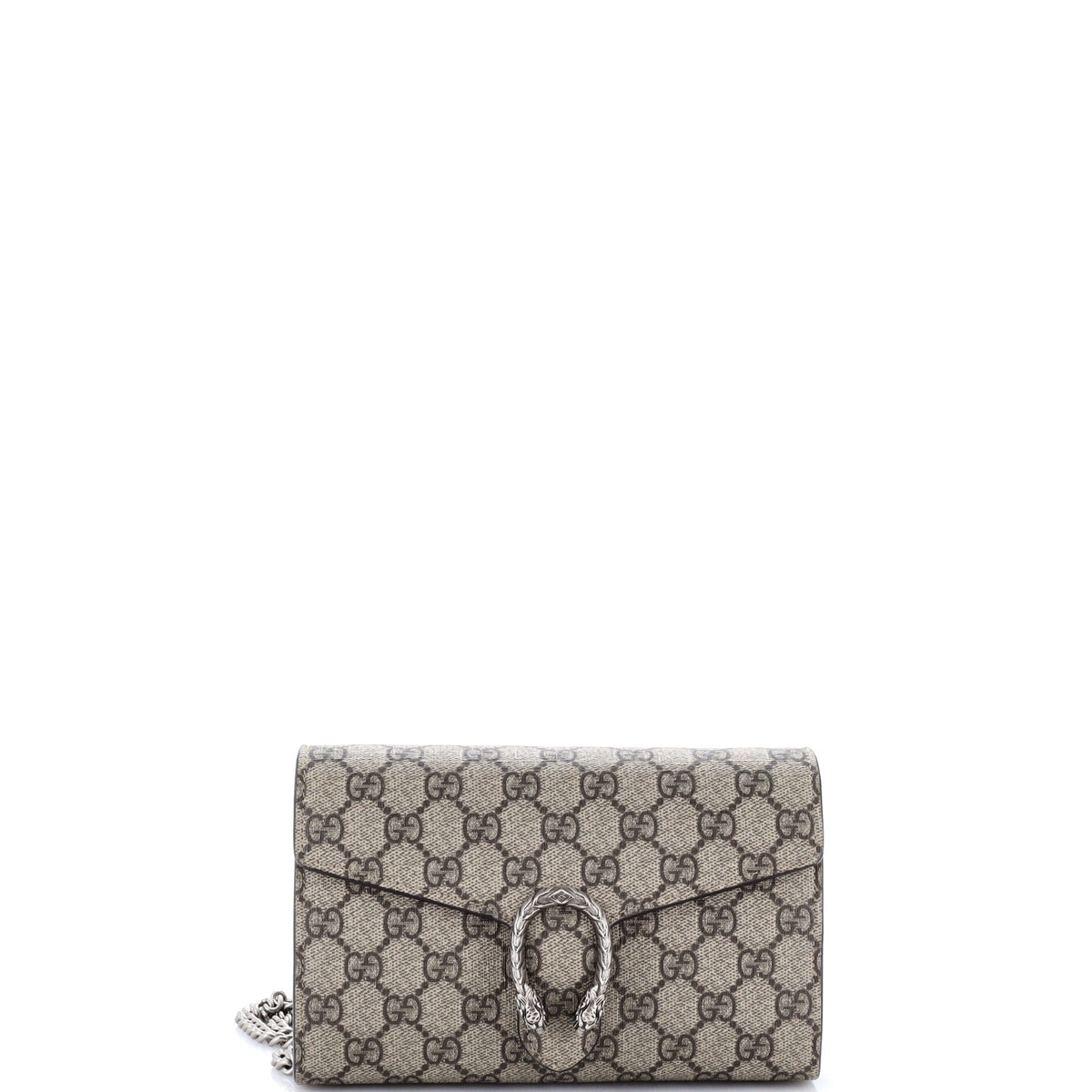 Dionysus Chain Wallet GG Coated Canvas Small
