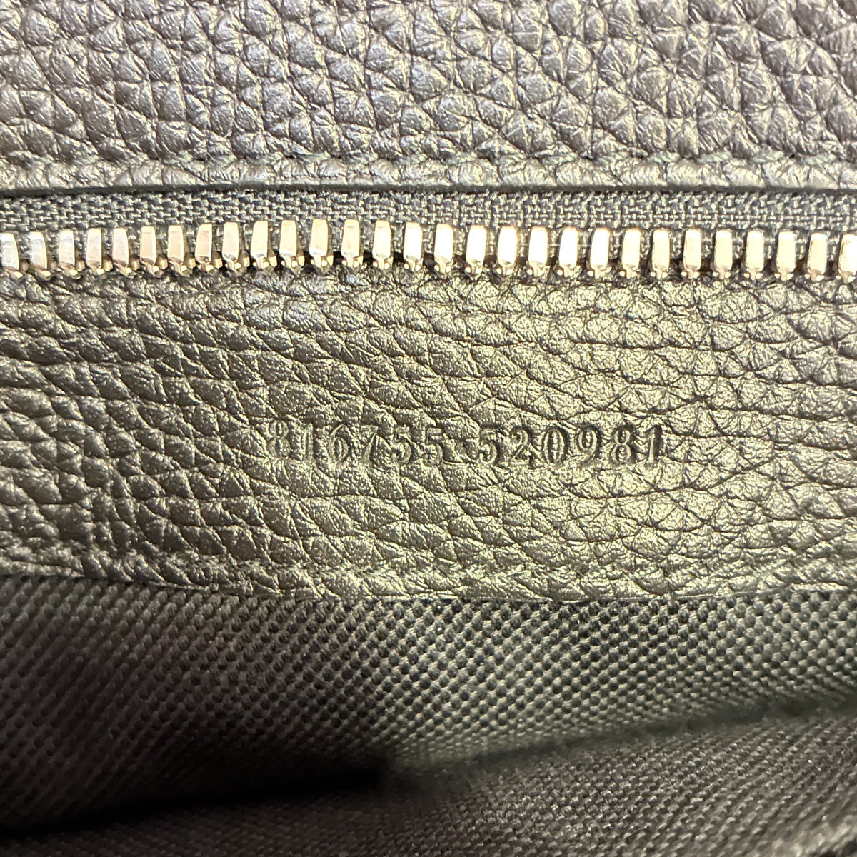 Web Buckle Wristlet Briefcase Leather