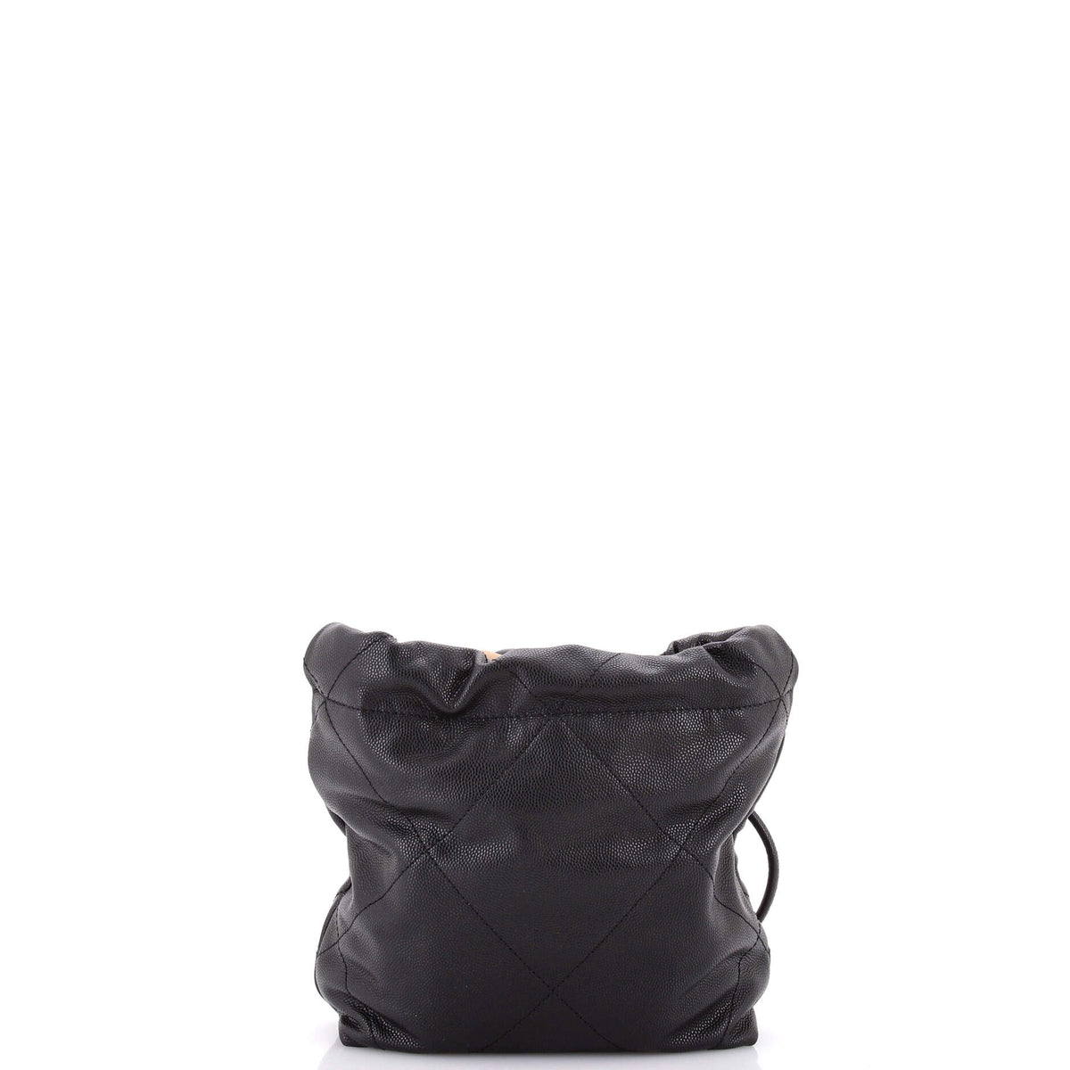 22 Chain Hobo Quilted Caviar Mini