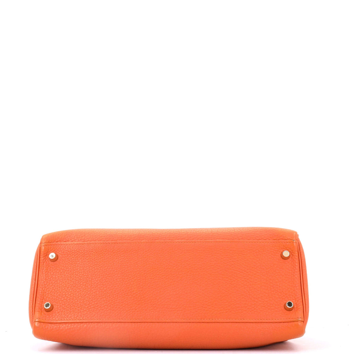 Kelly Handbag Orange H Togo with Gold Hardware 32