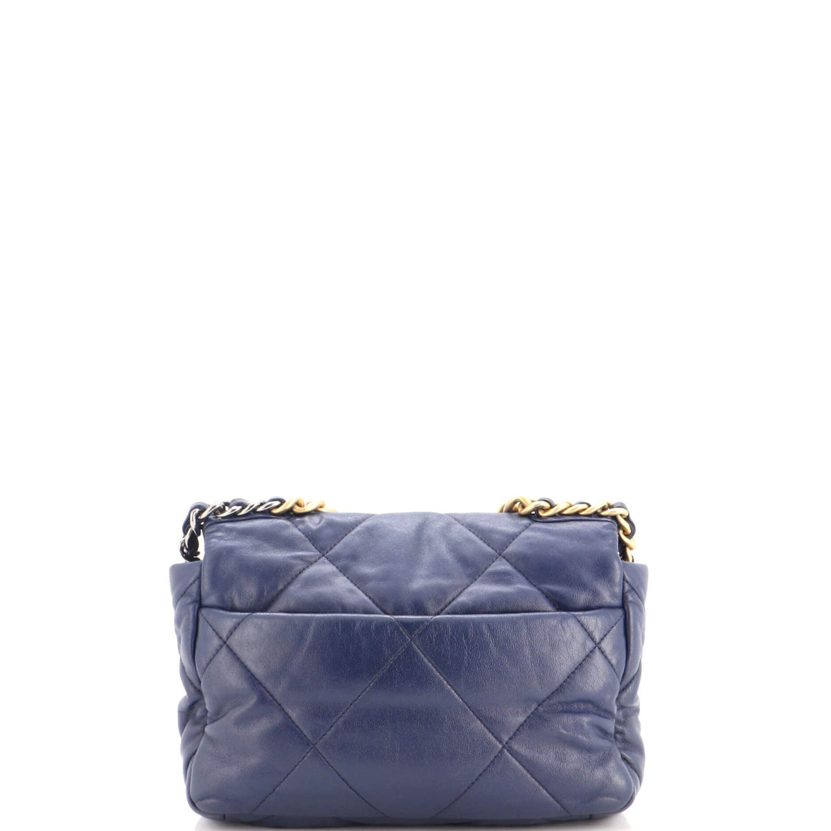 19 Flap Bag Quilted Leather Medium