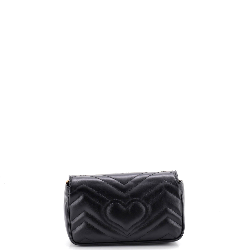 GG Marmont Flap Bag Matelasse Leather Super Mini