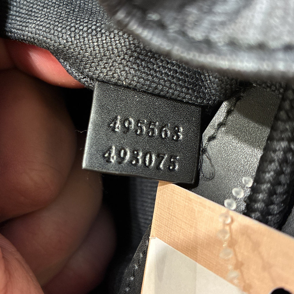 Double Pocket Buckle Backpack GG Coated Canvas Large