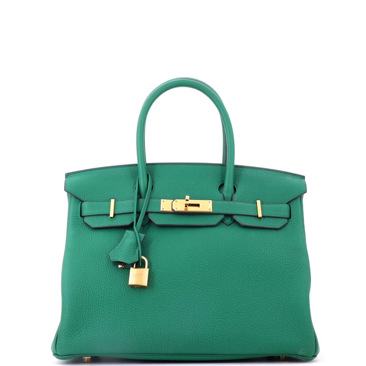 Birkin Handbag Vert Vertigo Togo with Gold Hardware 30