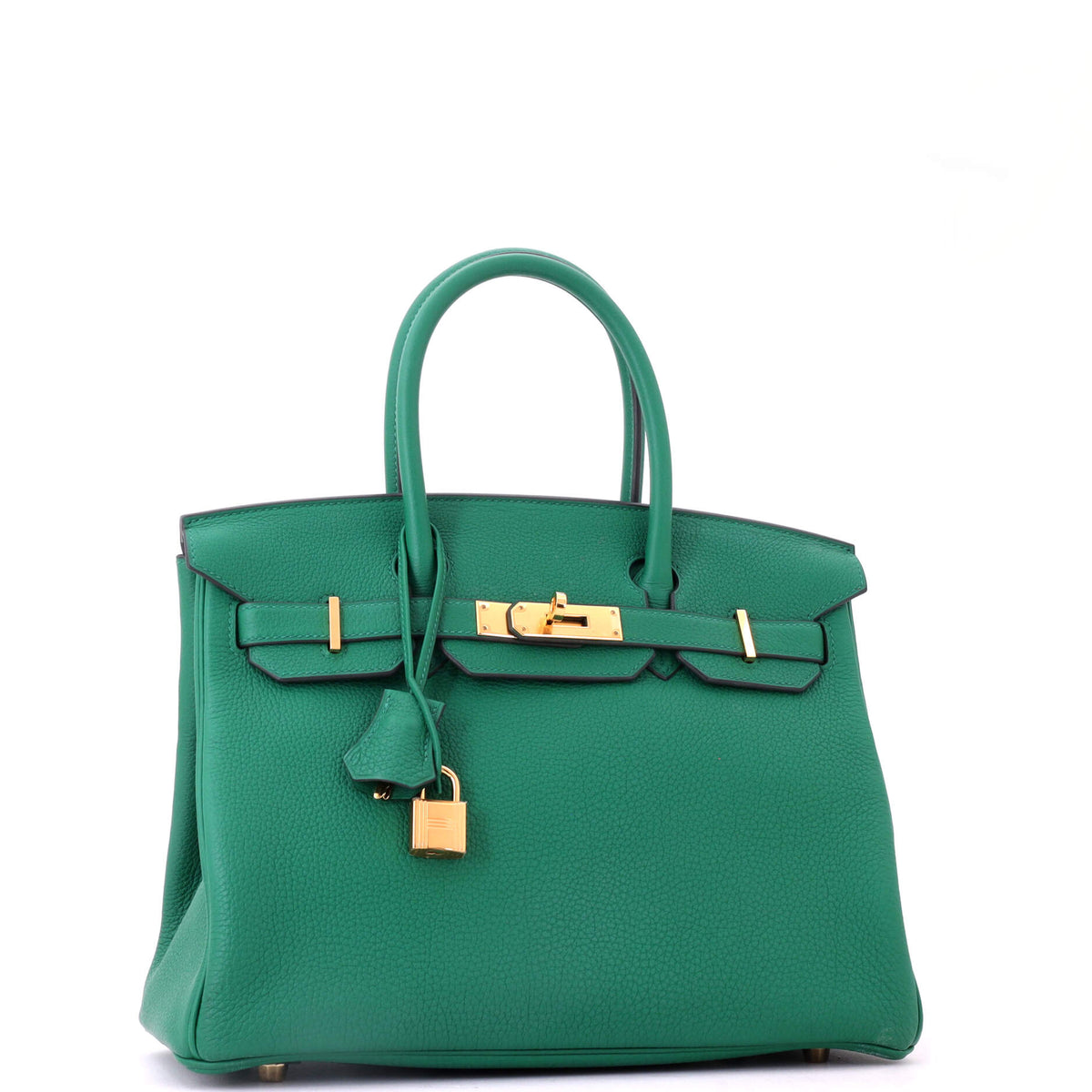 Birkin Handbag Vert Vertigo Togo with Gold Hardware 30