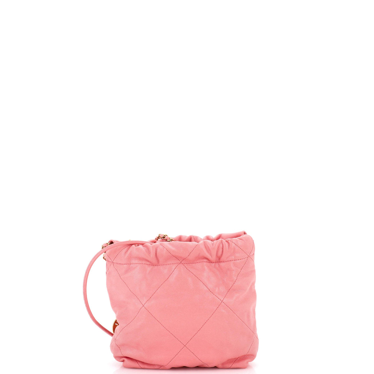 22 Chain Hobo Quilted Caviar Mini