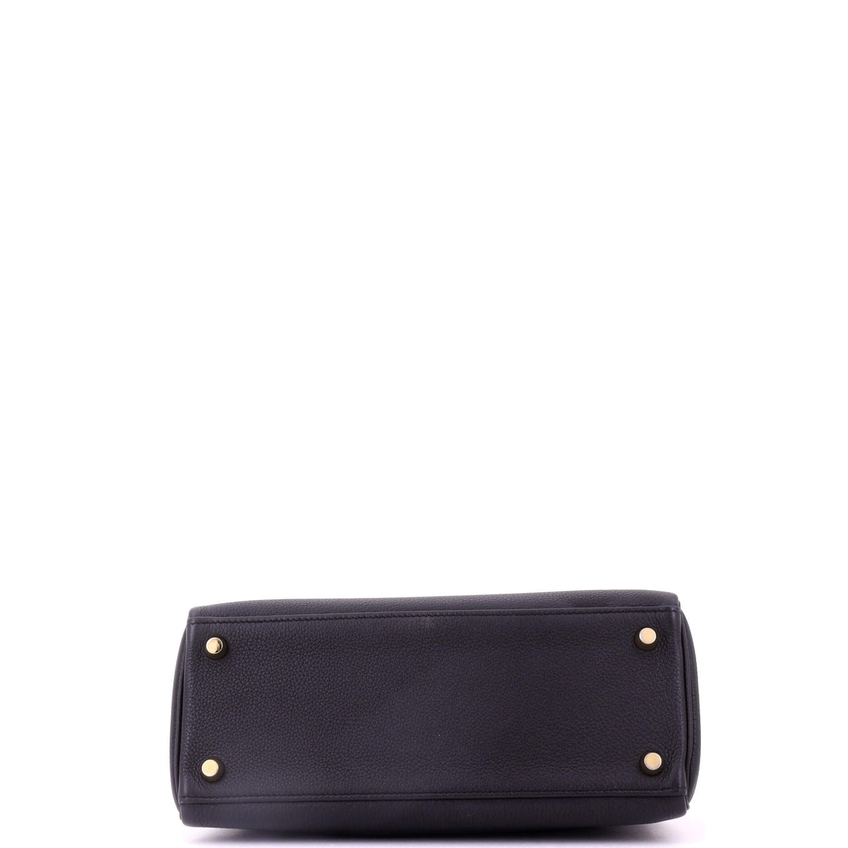 Kelly Handbag Noir Togo with Gold Hardware 25