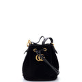 GG Marmont Bucket Bag Matelasse Velvet Small