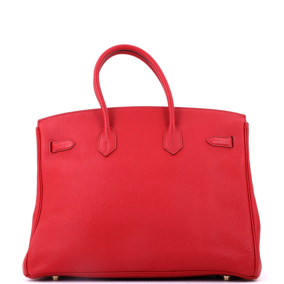 Birkin Handbag Rouge Garance Togo with Gold Hardware 35