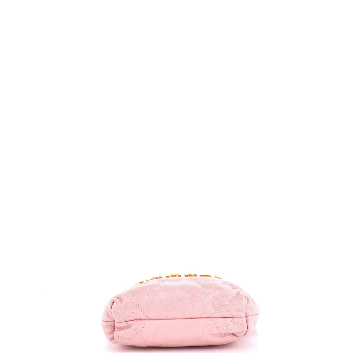 22 Chain Hobo Quilted Caviar Mini
