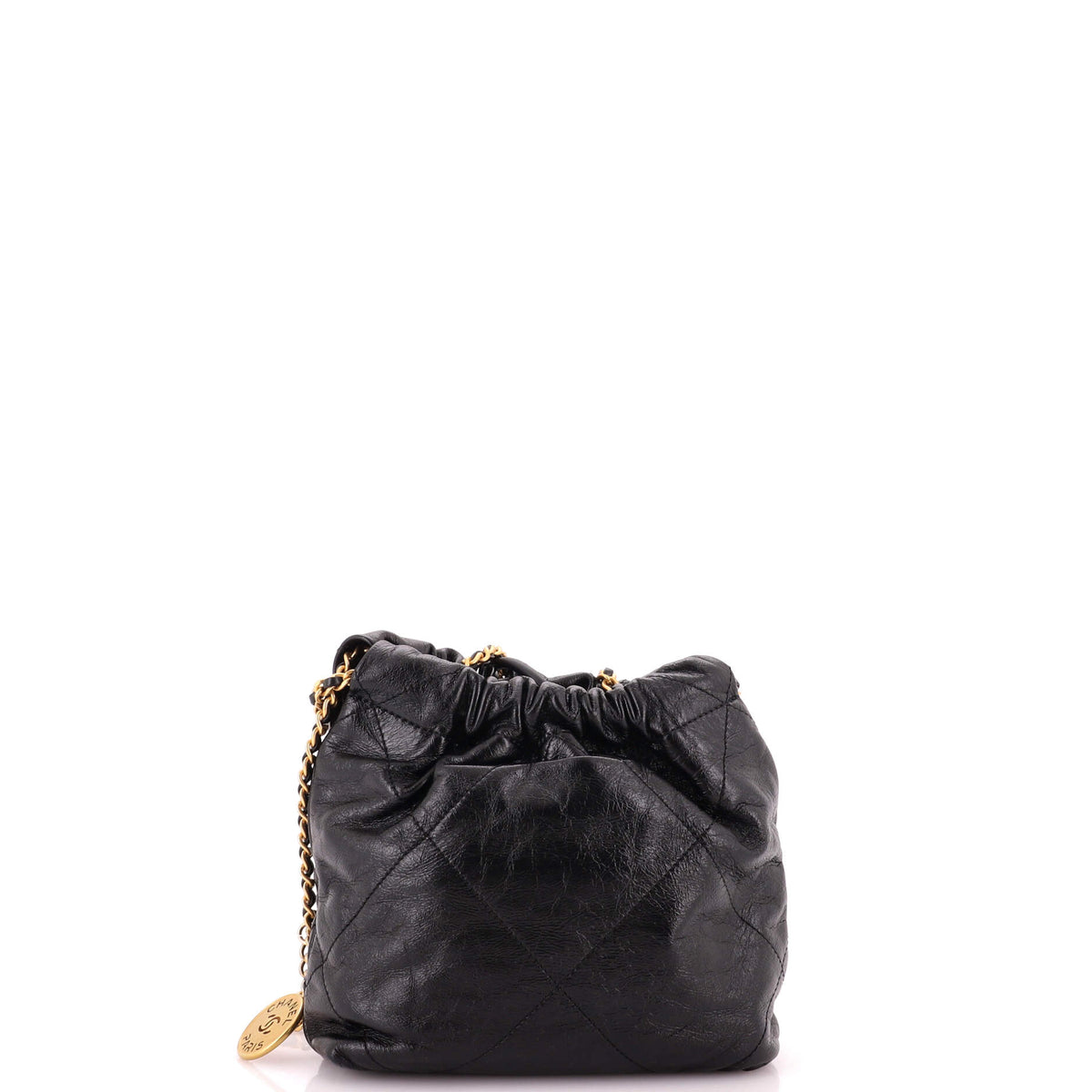 22 Chain Hobo Quilted Calfskin with Pearl Chain Mini
