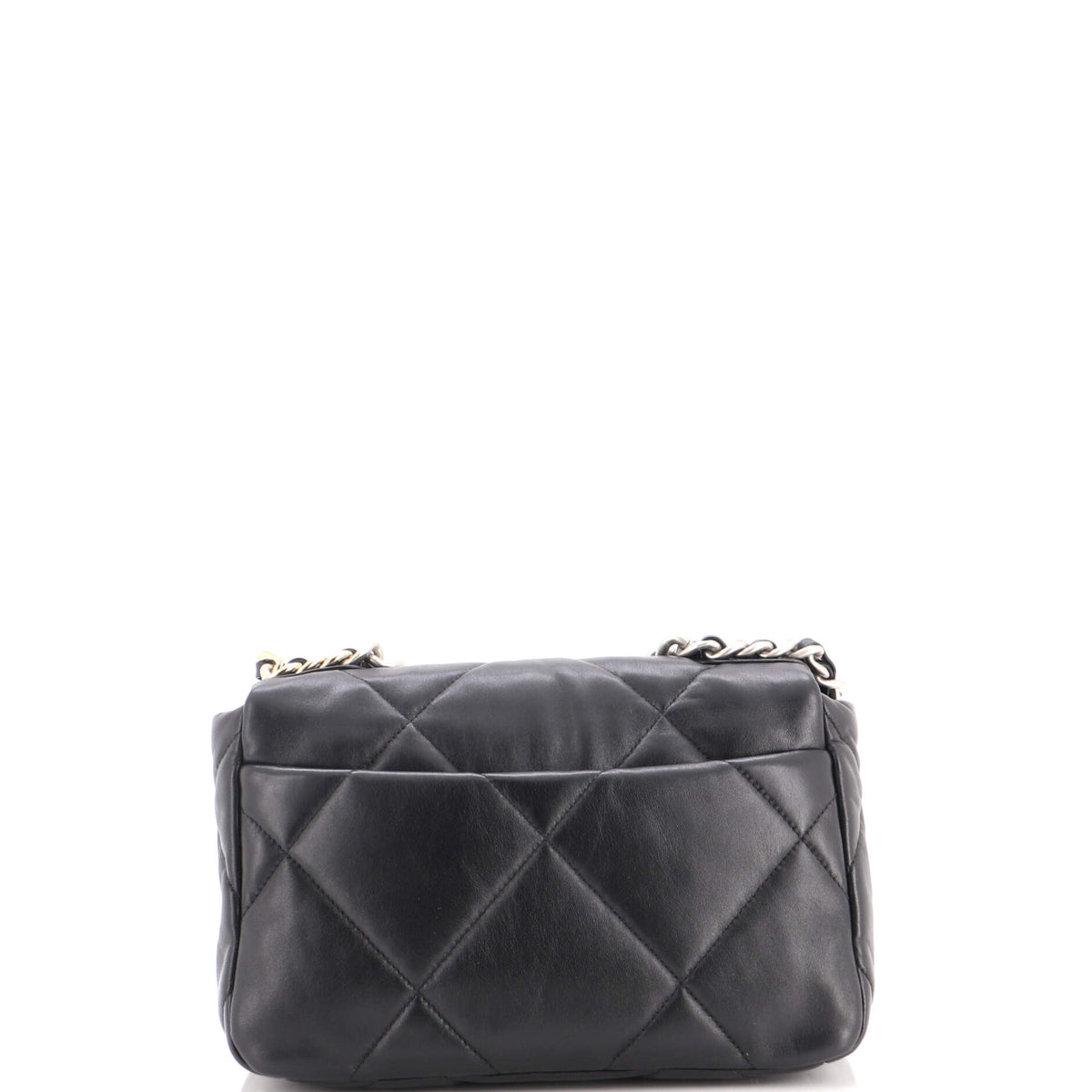 19 Flap Bag Quilted Leather Medium