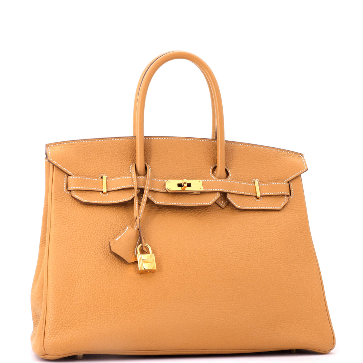 Birkin Handbag Natural Sable Togo with Gold Hardware 35
