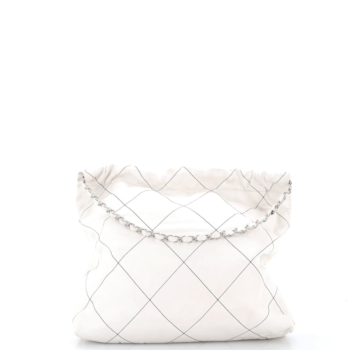 22 Chain Hobo Quilted Calfskin Large
