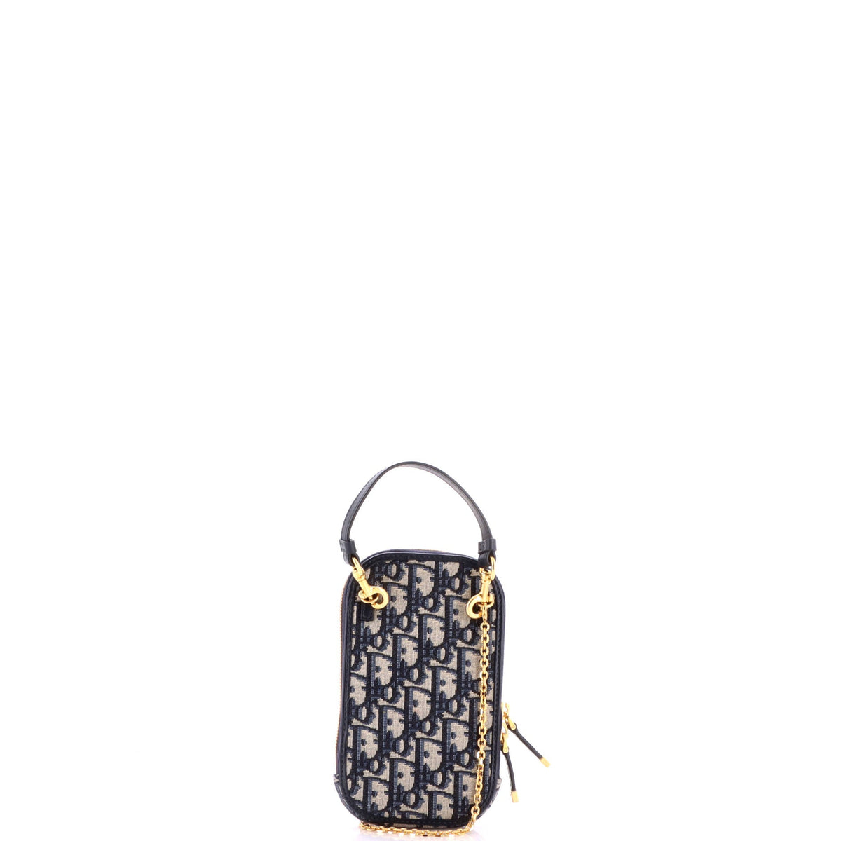 30 Montaigne Phone Holder on Chain Oblique Canvas